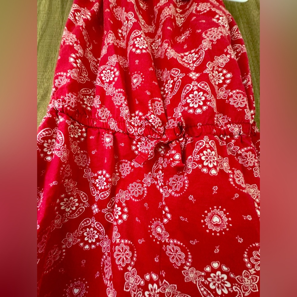 5/$25 Bandana-inspired ruffle romper - Picture 2 of 5